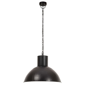 vidaXL Hanging Lamp 25 W Black Round 48 cm E27