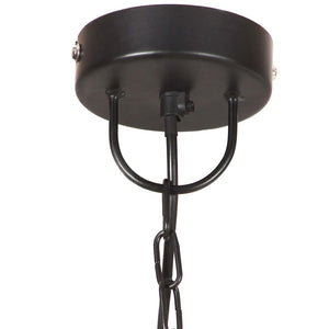 vidaXL Hanging Lamp 25 W Black Round 48 cm E27