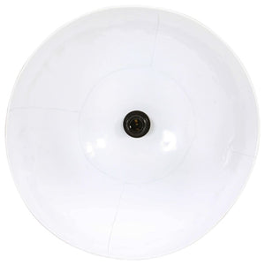 vidaXL Hanging Lamp 25 W White Round 48 cm E27