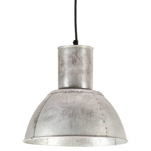 vidaXL Hanging Lamp 25 W Silver Round 28.5 cm E27