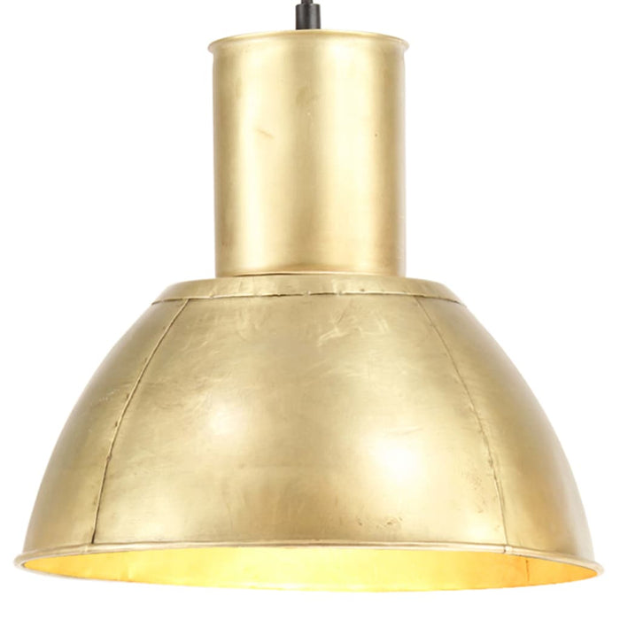 vidaXL Hanging Lamp 25 W Brass Round 28.5 cm E27