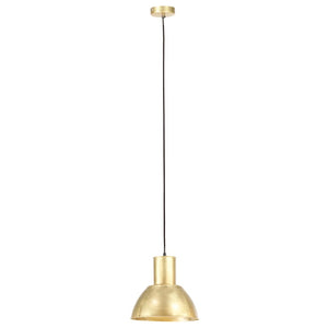 vidaXL Hanging Lamp 25 W Brass Round 28.5 cm E27