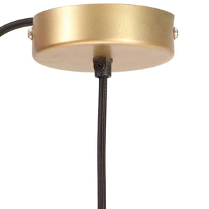 vidaXL Hanging Lamp 25 W Brass Round 17 cm E27