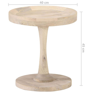 vidaXL Side Table Ø40x45 cm Solid Mango Wood