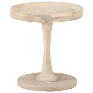 vidaXL Side Table Ø40x45 cm Solid Mango Wood