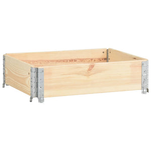 vidaXL Raised Bed 60x80 cm Solid Pine Wood (310048)