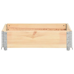 vidaXL Raised Bed 60x80 cm Solid Pine Wood (310048)