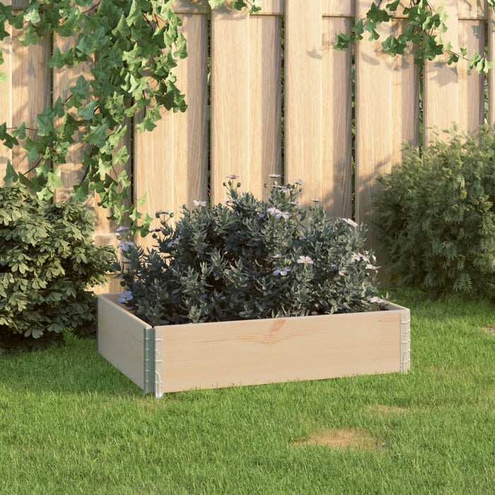 vidaXL Raised Bed 60x80 cm Solid Pine Wood (310048)