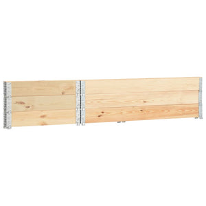 vidaXL Raised Beds 3 pcs 50x150 cm Solid Pine Wood (310055)