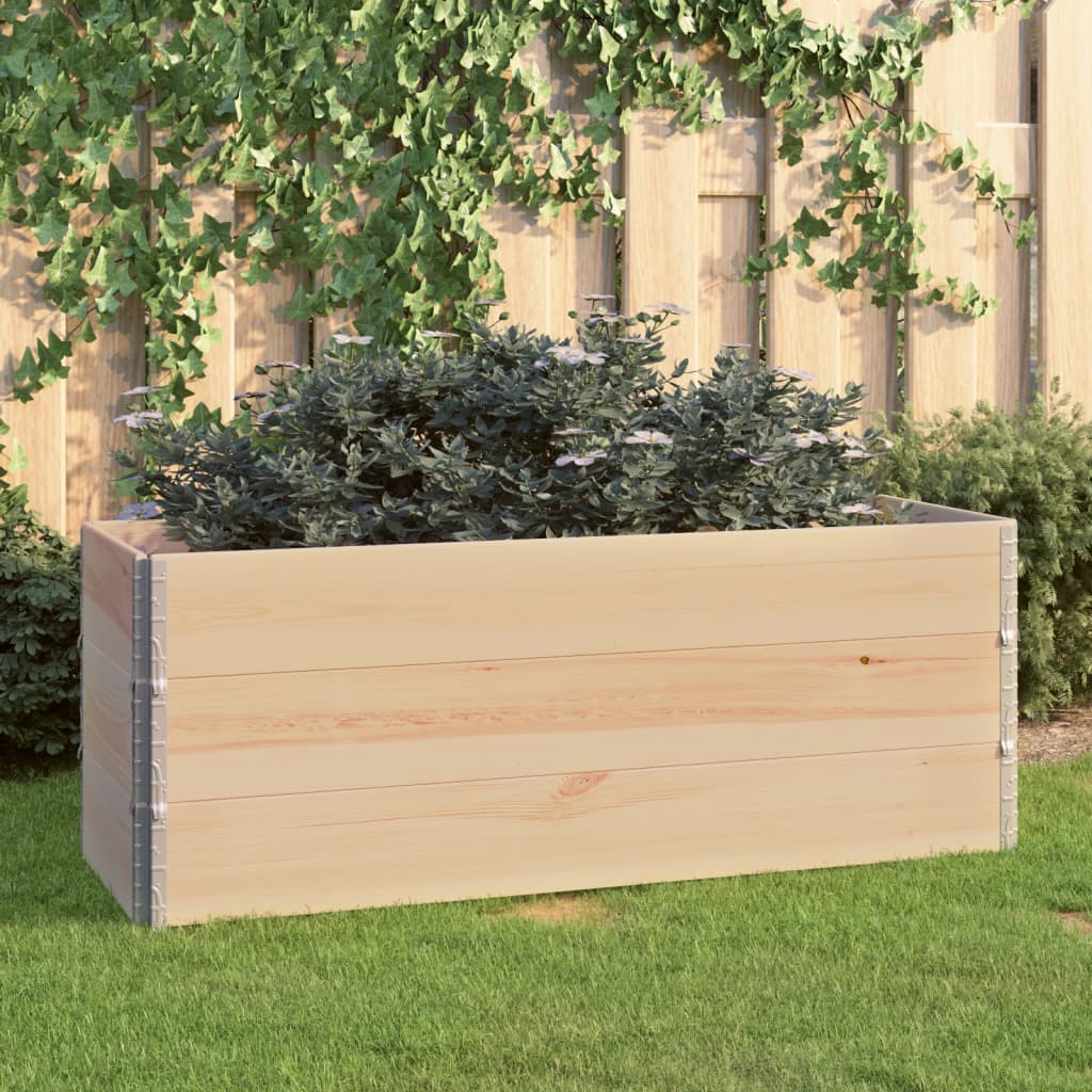 vidaXL Raised Beds 3 pcs 50x150 cm Solid Pine Wood (310055)