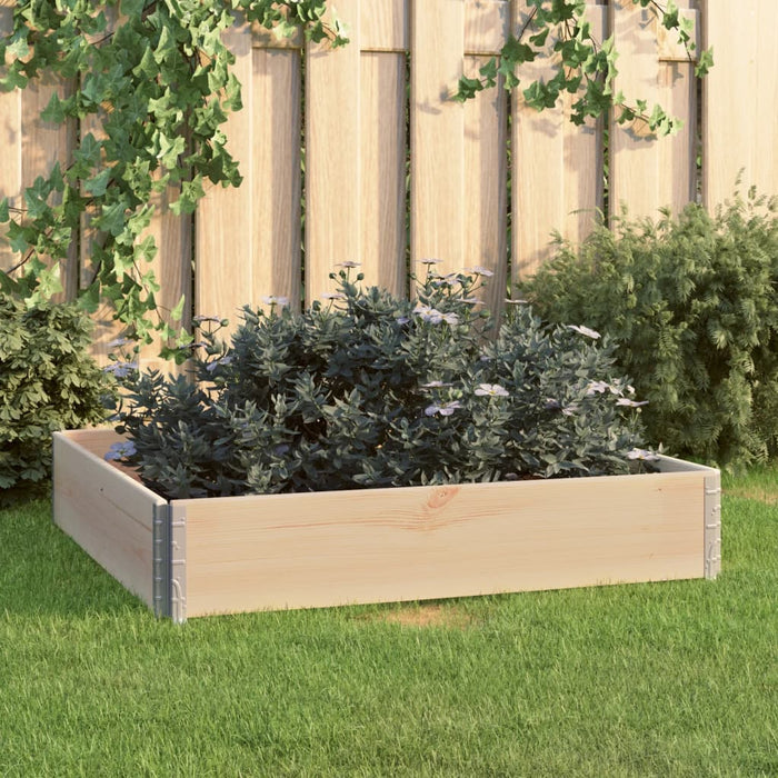 vidaXL Raised Bed 100x100 cm Solid Pine Wood (310056 )