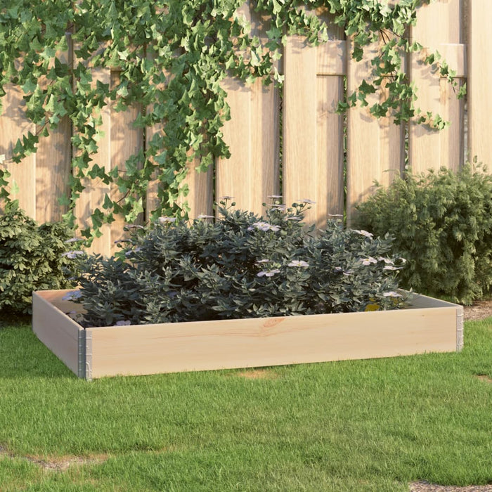 vidaXL Raised Bed 100x150 cm Solid Pine Wood (310058)