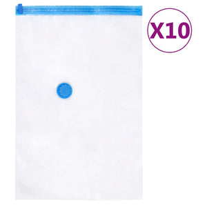 vidaXL Vacuum Travel Storage Bags Clothing Bags 3 Sizes 20 pcs