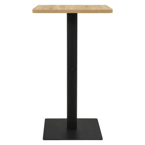 vidaXL Bistro Table Oak Colour 70x70x107 cm