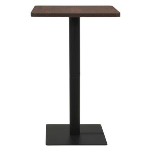 vidaXL Bistro Table Dark Ash 78.5x78.5x107 cm