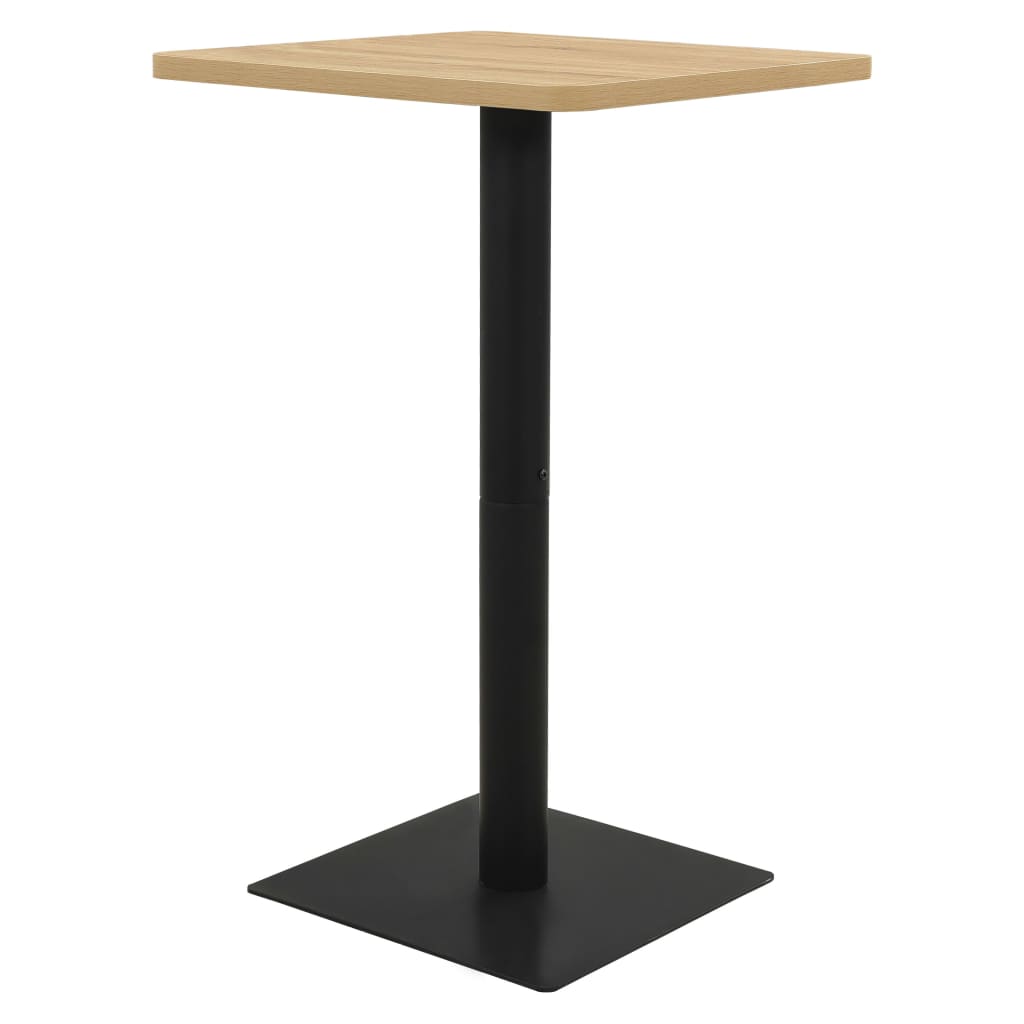 vidaXL Bistro Table Oak Colour 78.5x78.5x107 cm