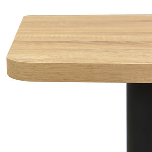 vidaXL Bistro Table Oak Colour 78.5x78.5x107 cm