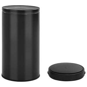 vidaXL Automatic Sensor Dustbin 60 L Carbon Steel Black