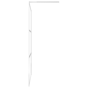 vidaXL Walk-in Shower Wall with Clear ESG Glass 80x195 cm