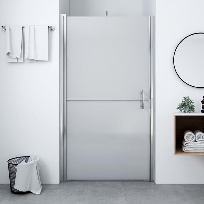 vidaXL Shower Door Frost Tempered Glass 81x195 cm