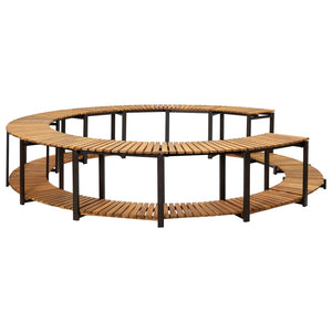 vidaXL Spa Surround 273x53 cm Solid Acacia Wood