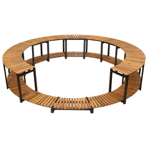 vidaXL Spa Surround 273x53 cm Solid Acacia Wood