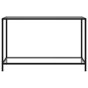 vidaXL Console Table Transparent 120x35x75 cm Tempered Glass