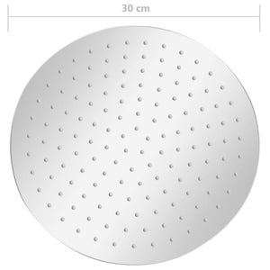 vidaXL Rain Shower Head Stainless Steel 304 30 cm Round