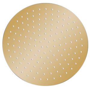 vidaXL Rain Shower Head Stainless Steel 30 cm Round Gold