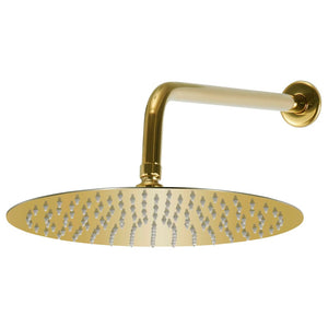 vidaXL Shower System Stainless Steel 201 Gold