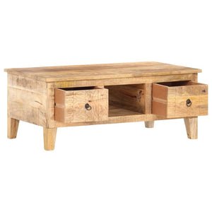 vidaXL Coffee Table 100x55x40 cm Rough Mango Wood