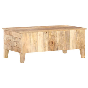 vidaXL Coffee Table 100x55x40 cm Rough Mango Wood