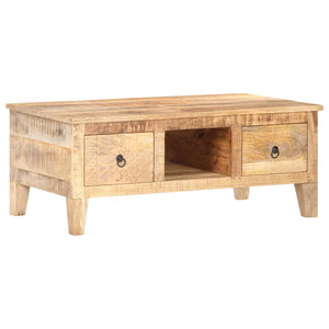 vidaXL Coffee Table 100x55x40 cm Rough Mango Wood