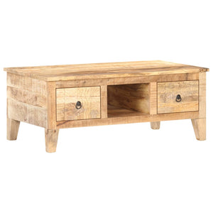 vidaXL Coffee Table 100x55x40 cm Rough Mango Wood