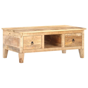 vidaXL Coffee Table 100x55x40 cm Rough Mango Wood