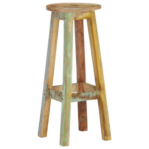 vidaXL Bar Stools 2 pcs Solid Reclaimed Wood