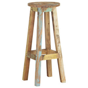 vidaXL Bar Stools 2 pcs Solid Reclaimed Wood