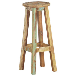 vidaXL Bar Stools 2 pcs Solid Reclaimed Wood