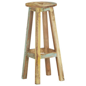 vidaXL Bar Stools 2 pcs Solid Reclaimed Wood