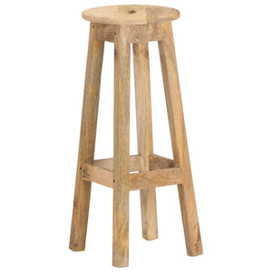 vidaXL Bar Stools 2 pcs Solid Mango Wood