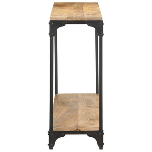 vidaXL Console Table 110x30x75 cm Solid Mango Wood