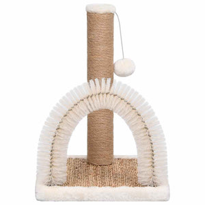 vidaXL Cat Tree with Arch Grooming Brush and Scratch Post