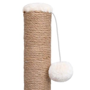 vidaXL Cat Tree with Arch Grooming Brush and Scratch Post