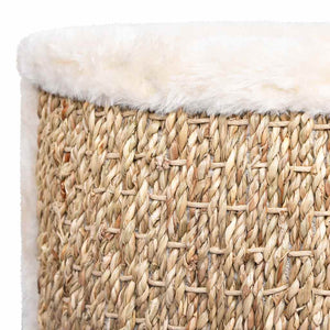 vidaXL Round Cat Basket 36 cm Seagrass