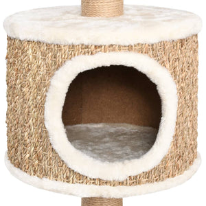 vidaXL Cat Tree with Scratching Post 123cm Seagrass