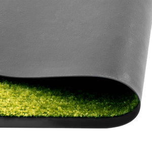 vidaXL Doormat Washable Green 60x90 cm