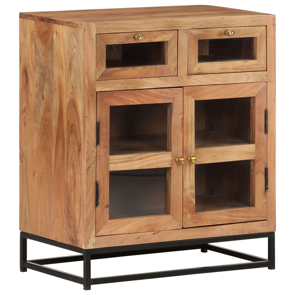 vidaXL Sideboard 60x35x70 cm Solid Acacia Wood