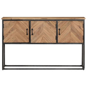 vidaXL Sideboard 120x30x75 cm Solid Acacia Wood