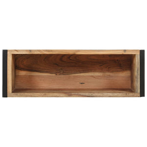 vidaXL Planter 60x20x68 cm Solid Reclaimed Wood