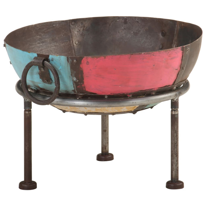 vidaXL Colourful Rustic Fire Pit Ø 40 cm Iron